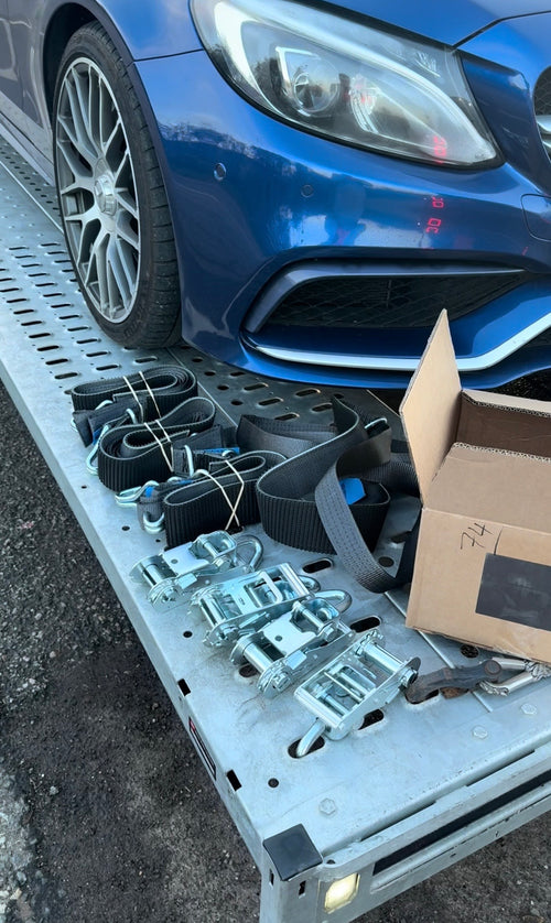 Over wheel straps