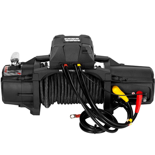 13,500LB (6,123KG) 'SL SERIES' 12V MILITARY GRADE WINCH. 25M X 10MM ARMOURLINE ROPE, TWIN REMOTE CONTROLS.
