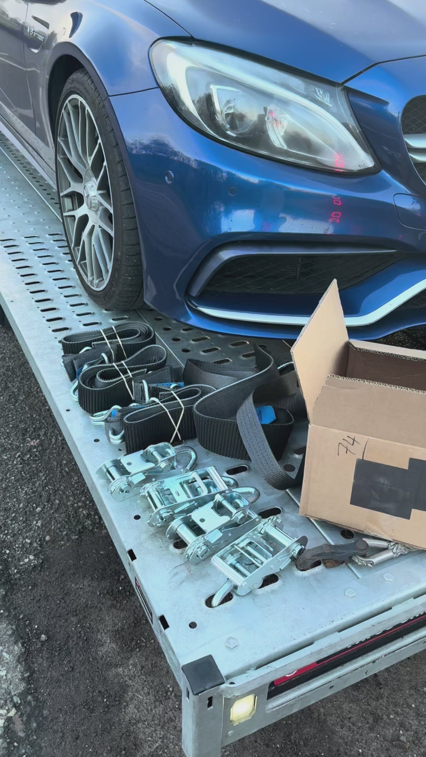 Over wheel straps
